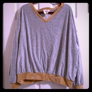 Boutique bought Velour sweatshirt